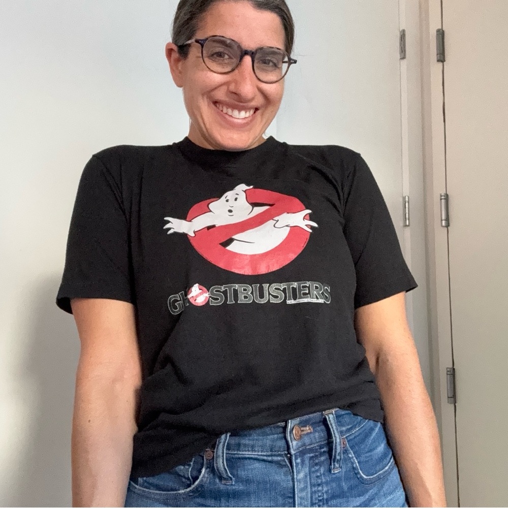 Vintage Ghostbusters 1984 Black Tee